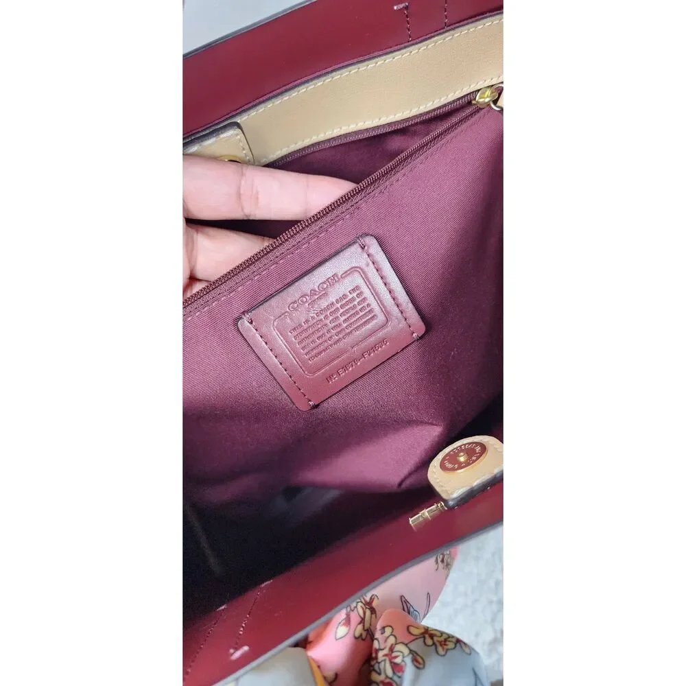 Authentic Coach Avenue Tote | Tan Leather | Style F31535